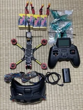 Drone Set With Frame Fpv Goggles Battery Racing Drone Kit Diy Drone Beginner