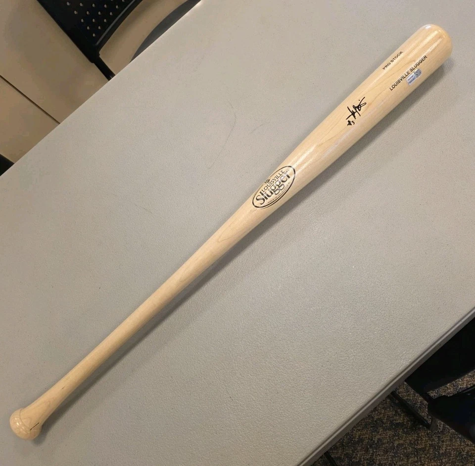 Bate de béisbol Harold Baines autografiado firmado Louisville Slugger tres estrellas certificado de autenticidad Foto 2 de 4