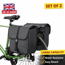Listing image for Bike Pannier Bag, 35L Waterproof Set of 2 Rear Rack Storage Cycling Bicycle Bag