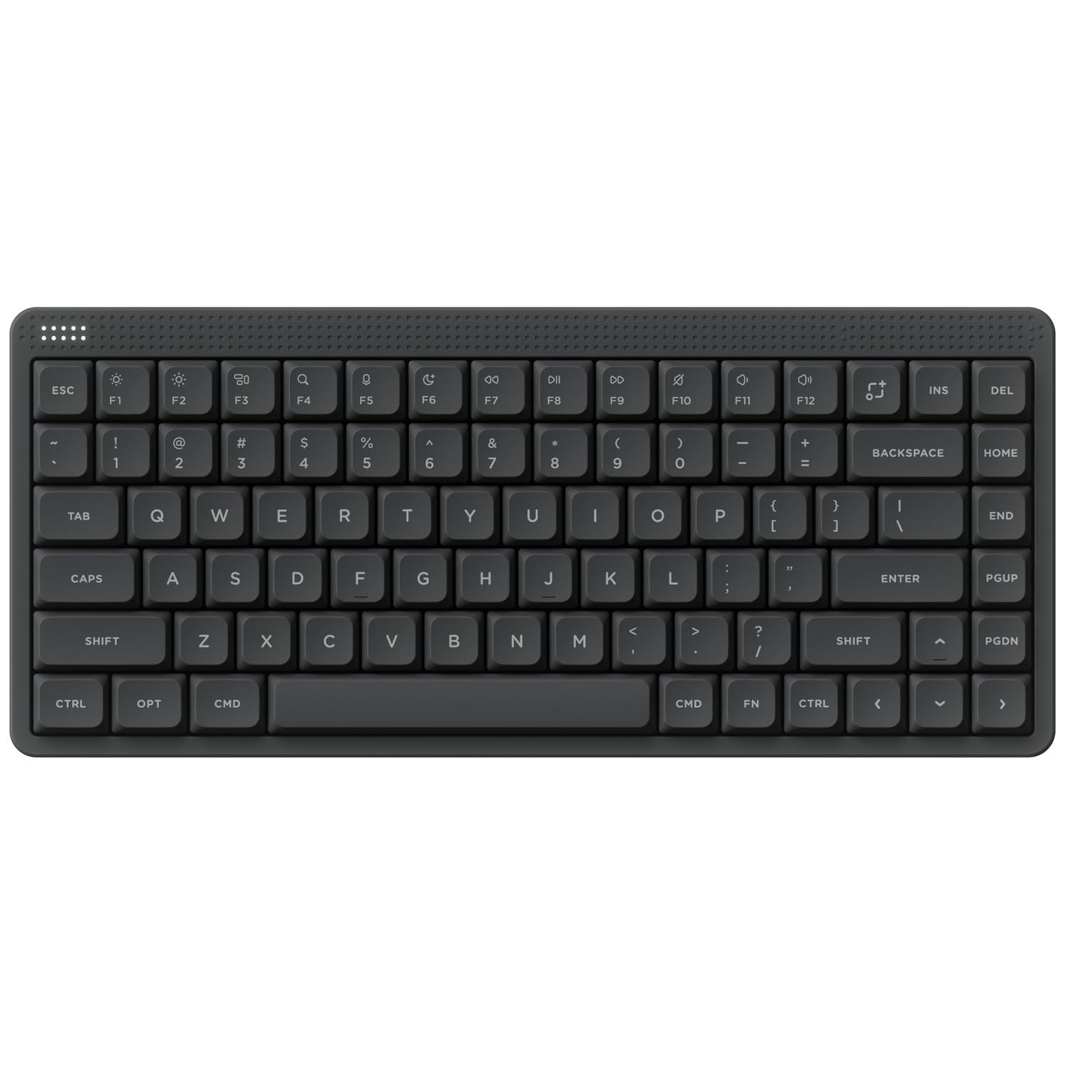 NuPhy Node 75 Low Profile Wireless Mechanical Keyboard - Black - open box