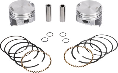 Kb Perf KB258.005 Piston Kit - 3.498'' +0.005'' - 80'' Evolution Big Twin