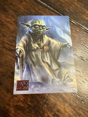 2018 Topps Star Wars Galaxy A Jedi Alone #64 Master Yoda