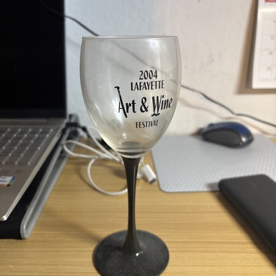 2004 Lafayette Art & Wine Festival Wine Glass
