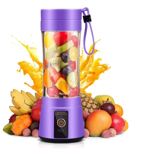 308Ml Portable Juicer for Fruit Smoothie Shake Juice, Personal Portable Blender