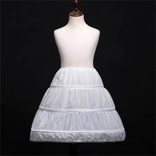 Princess Tutu Skirt Accessory Kid Petticoat for Little Flower Girl Solid Dresses