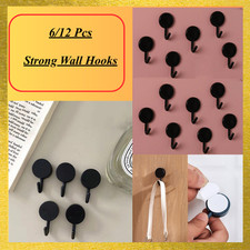 Self Adhesive Strong Wall Hooks Heavy-Duty Wall Seamless Hook For Hanging Clothe