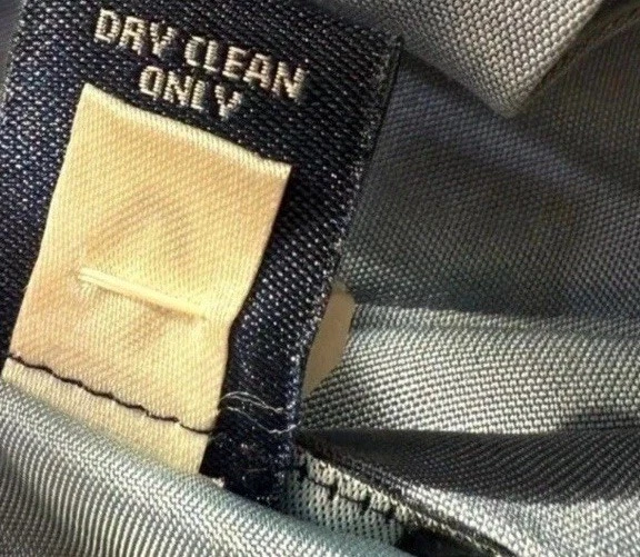 Vestido de Seda Ann Taylor Vintage Años 90 Azul y Negro Funda Talla 4 Forrado Oficina Mb Foto 4 de 4