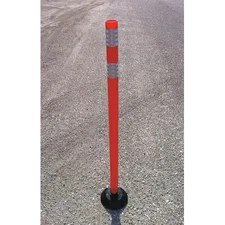 Delineator Post, Hdpe, High-Intensity Prismatic, 48" Height, 48" Length, 2 Lb,