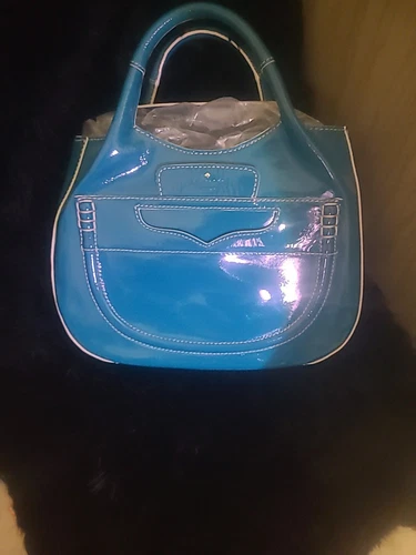Borsa a tracolla Kate Spade New York Lazuli Pretty Penny Treesh in pelle verniciata