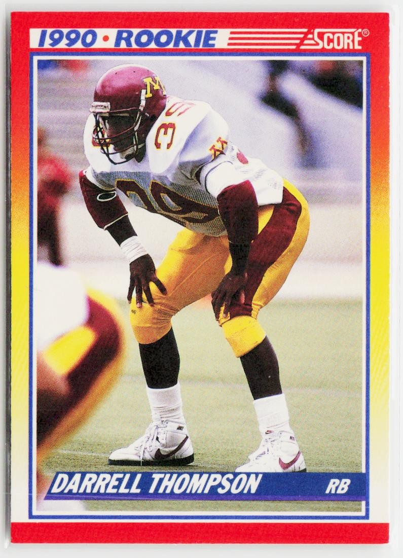 1990 Score #636 Darrell Thompson