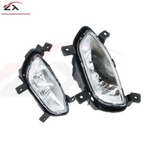 Front Bumper Fog Light Clear Lens Driver Passenger For 2012-15 Kia Rio K2 Sedan