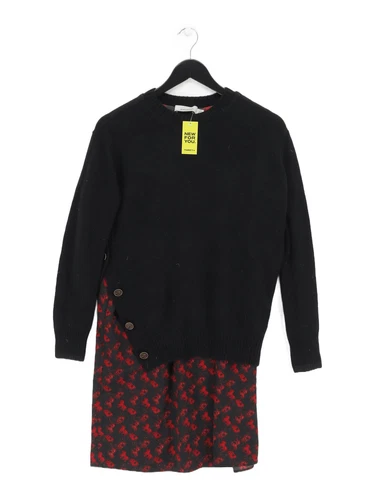 Coach Vestito Donna Midi XS Nero 100% Altro Vestito Maglione