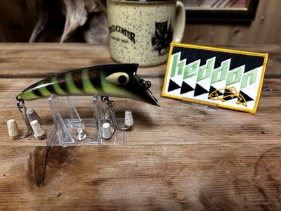 Vintage Heddon Magnum Hedd Plug 8850 MG Musky Shark   Bass Fishing Lure