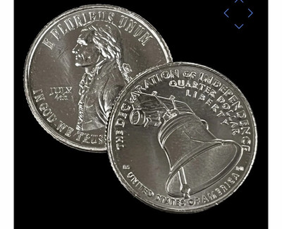 2026 ''JULY 4th'' Privy Mark Declaration of Independence Quarter -READY to SHIP