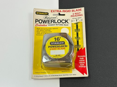 #ad Stanley Tools USA 33 423 Professional Powerlock 3 Way 16#x27; Tape Measure NOS amp; NEW $64.99