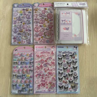 My Melody Kuromi Bonbon Drops 5-Piece Sticker Binder Set
