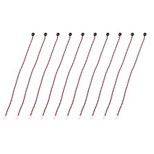 10Pcs Electret Microphone Condenser Pickup 6mm Pickup with 200mm Wire 60dB