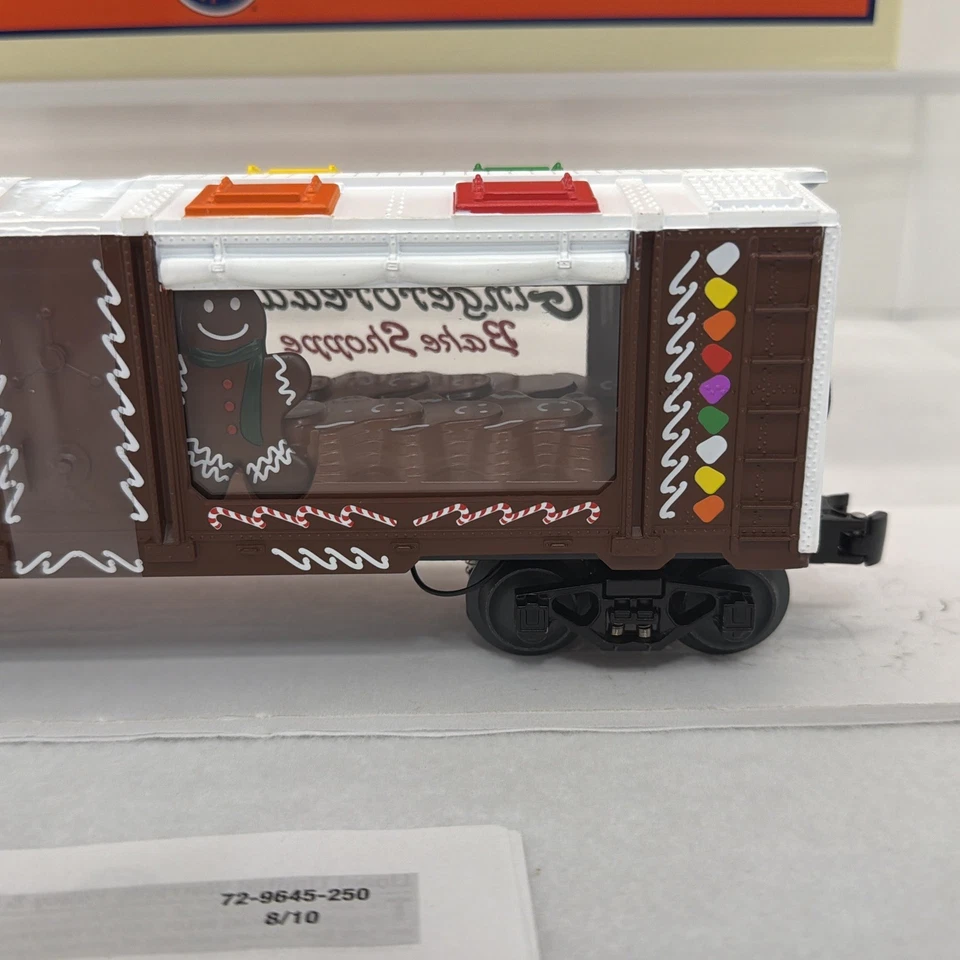Lionel 6-29647 Christmas Gingerbread Man Lighted Mint Car O Gauge New - Image 3 of 4