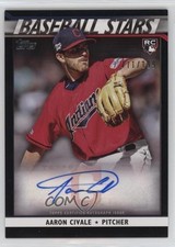 2020 Topps Baseball Stars Black 171/199 Aaron Civale #BSA-AC Rookie Auto RC 04kk