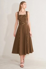 Sweet Sienna Woven Midi Dress