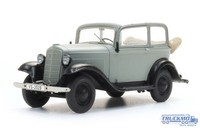 Artitec Fertigmodell Opel P4 Dach Offen Grau 387.647