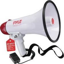Pyle PMP42BT Megaphone Speaker PA Bullhorn Built-in Siren Open Box