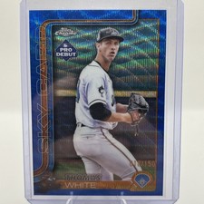 2025 Topps Pro Debut - Chrome Thomas White #PDC-11 Blue Wave Refractor /150 (RC)