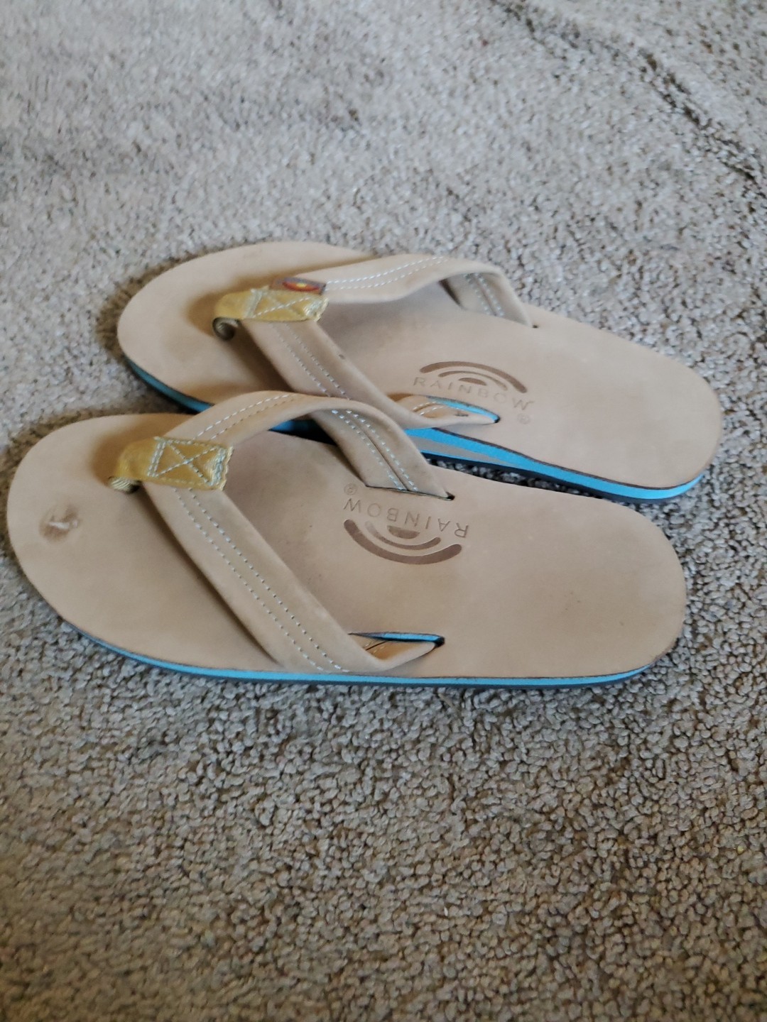 APL Infradito uomo taglia 9 arcobaleno supporto arcobaleno singolo strato