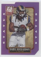 2013 Panini Elite Status Purple Die-Cut 4/26 Daryl Richardson #81 fm0