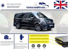 Thermal Blinds For Mercedes Vito Long Wheelbase (2014-Now) 3rd Gen