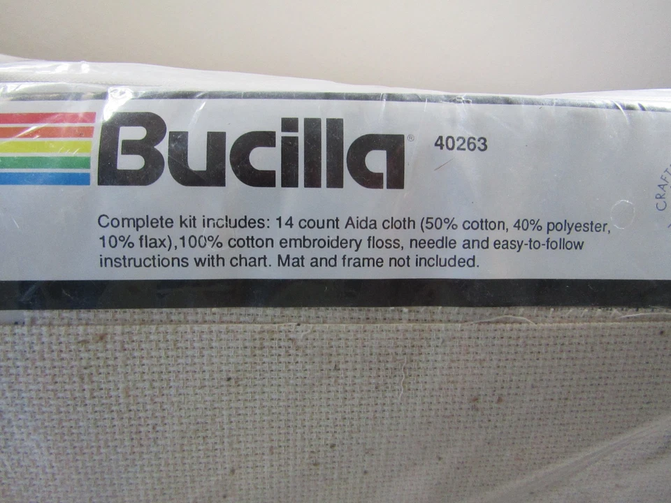 Bucilla Counted Cross Stitch Kit 40263 Hunting Gear Man Cave 12x20 - Sealed Pkg. - Image 4 of 4