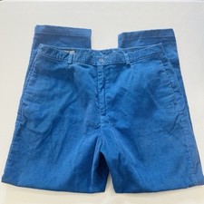 Lands' End Soft Sapphire Size 18R Straight Leg Pants High Rise Comfy