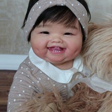 28inch Already Finished Reborn Baby Doll Toddler with Hand-Rooted Hair Girl Gift
