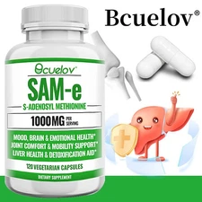 SAM-e 1000mg capsules - Improve liver function - High quality plant extract