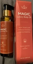 Magic Luxury Body Oil Tighten Hydrate Skin 3.8 fl oz / 100 M New 12/28 Dam Box
