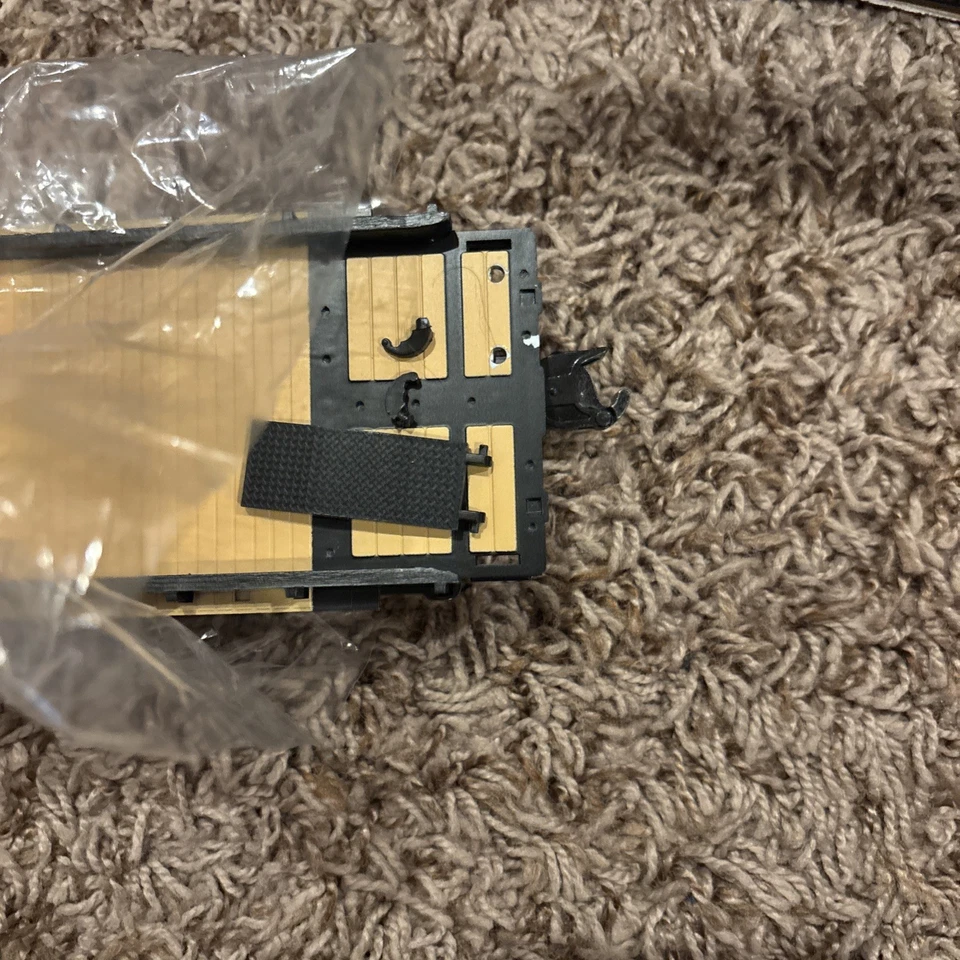 WEAVER Flatcar con remolque M&StL 3 rieles nuevo en caja pieza de rampa suelta Foto 2 de 2