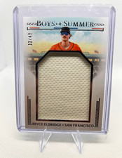 Panini 2024 Boys of Summer Bryce Eldridge #JPM-BE Jumbo Prosp Materials RC /49