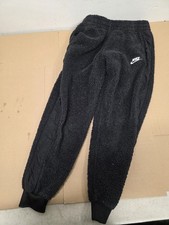 Nike Fleece Joggers Boys Size M Black Sweatpants