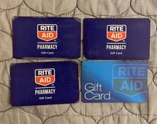 Rite Aid Used Gift Card Lot *No Value* READ