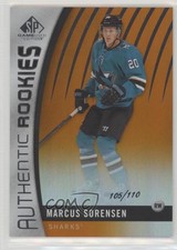 2017 SP Game Used Authentic Rookies Orange Rainbow /110 Marcus Sorensen #103 c5n