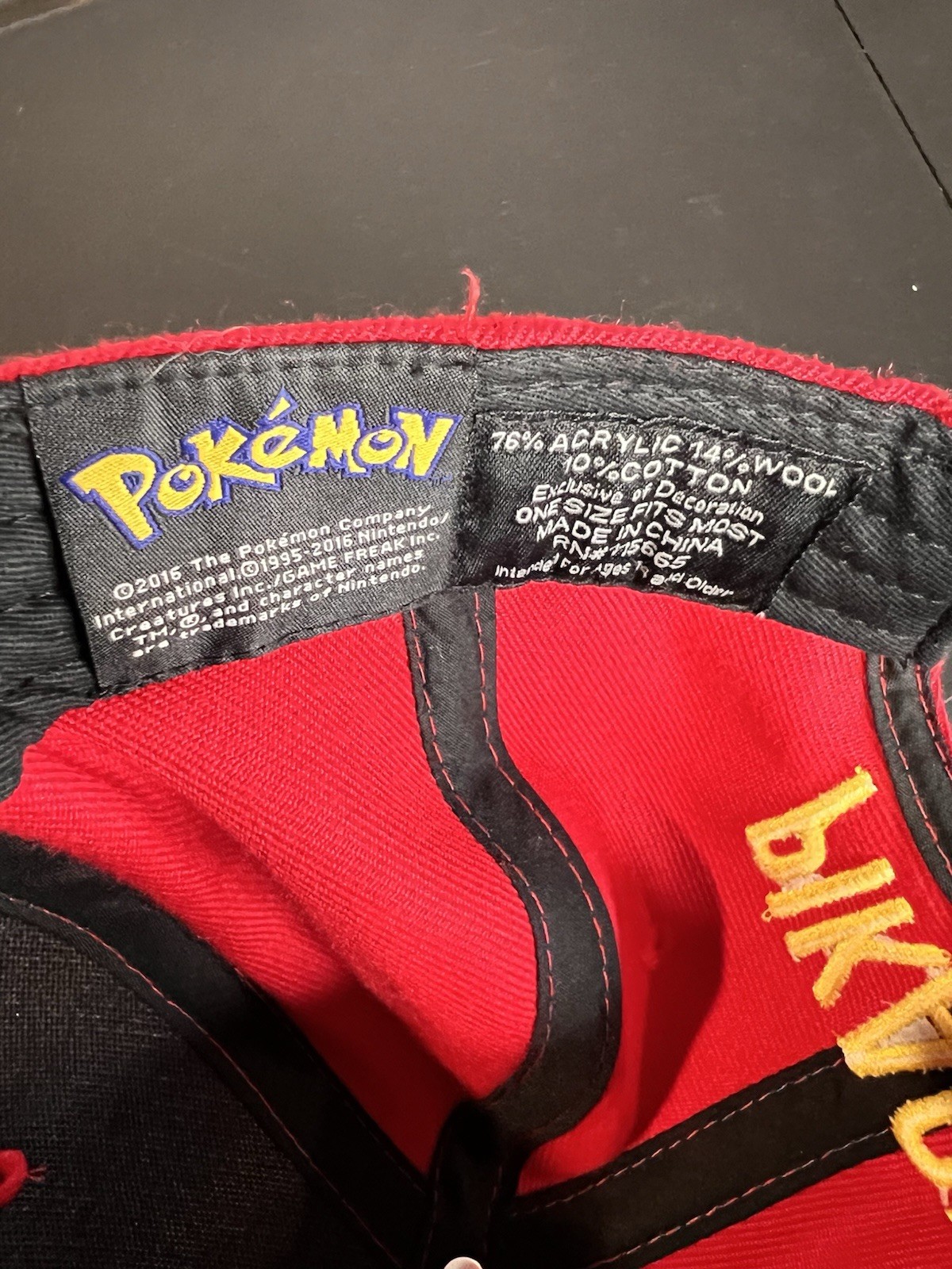 Pokemon Pikachu Hat Snapback - image 6