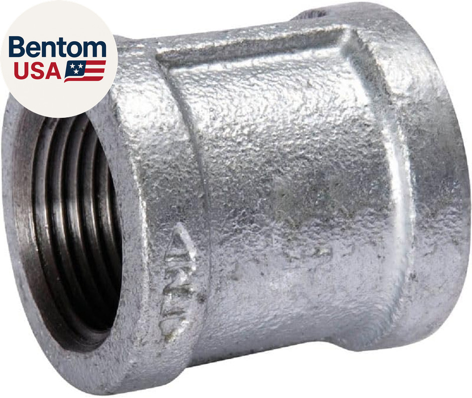 1/2 GALVANIZED COUPLING, Galvanzied Steel Malleable Pipe Fittings, Steel for Hea