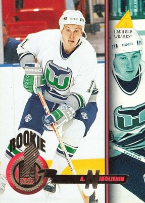 Andrei Nikolishin Hartford Whalers 1995 Pinnacle RC Rookie #487 | eBay
