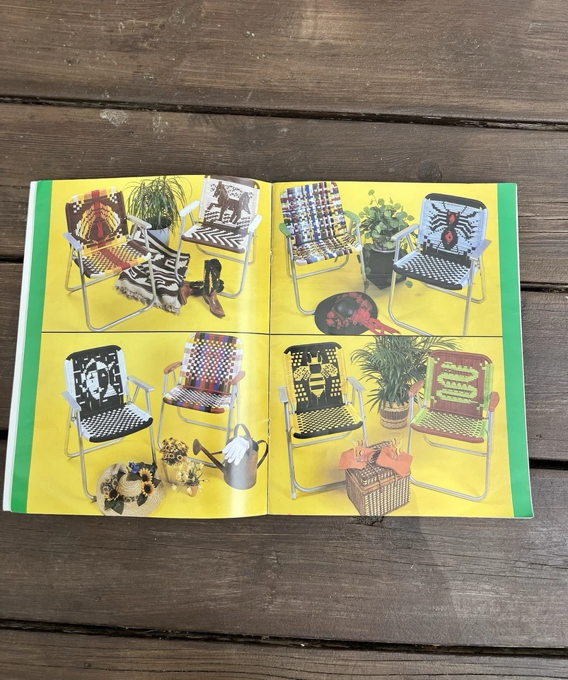 Garden Spot - Macrame Lawn Chair Pattern Book Designs To Make Karen Staub - Image 3 of 4