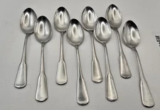 Oneida	MINUTE MAN COLONIAL BOSTON SATIN Teaspoons Set of 8