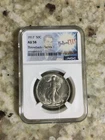 1917 Walking Liberty Half Dollar NGC AU58 Sharp, Lustrous Example - Bullion Plus