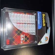 Scotch  72 Restickable Mini Tabs, 0.5"x0.5", Clear (R103), 1/2" Squares