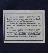 Flugblatt Politischer Schmetterling 1935 Beitreten zur französischen...