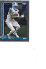 2025 Topps Chrome Jahmyr Gibbs Detroit Lions Football Card #101