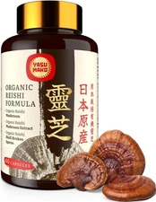 Japanese Reishi Mushroom Supplement 800Mg with Reishi Mushroom Extract 500Mg & S